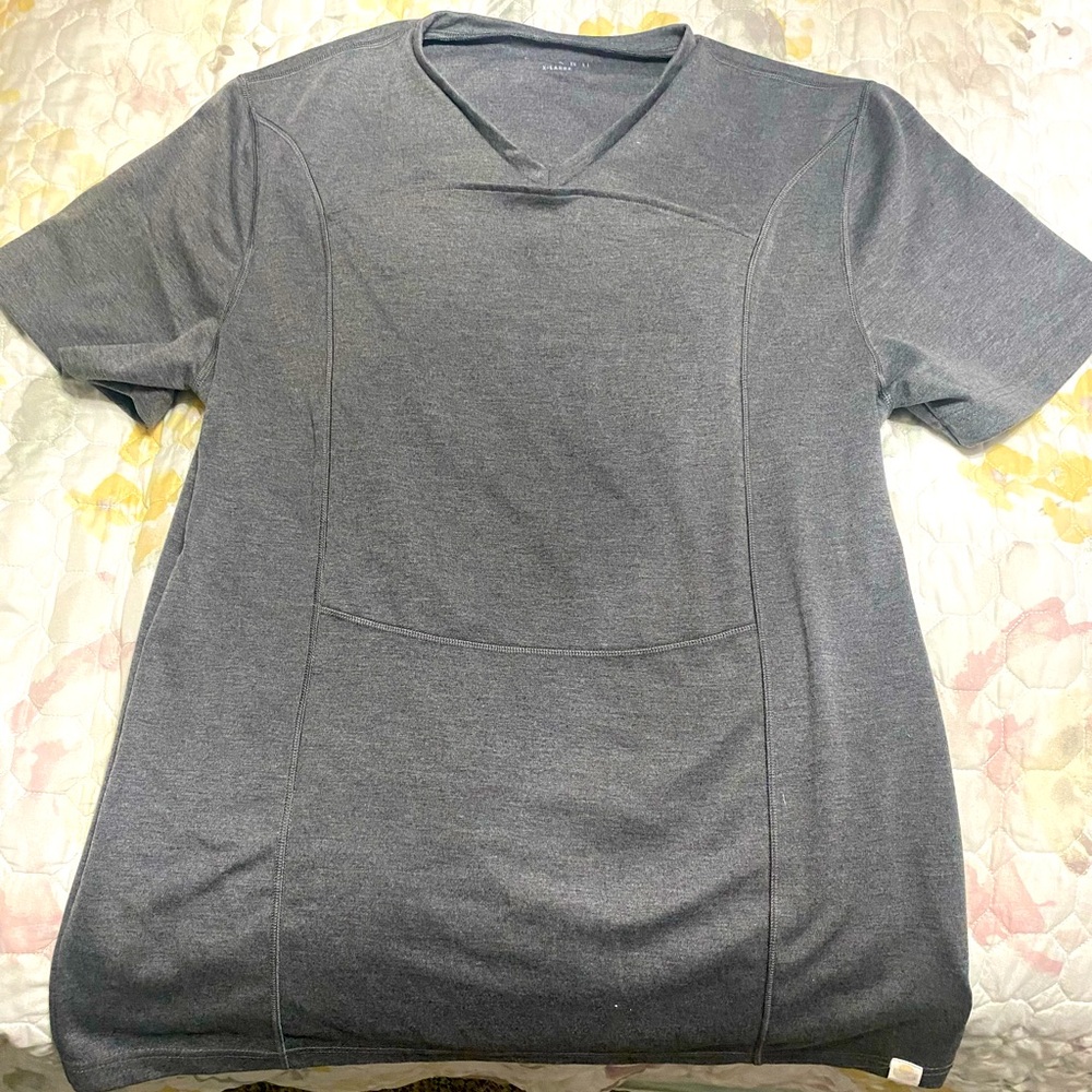 Lalabu Dad baby wearing shirt
